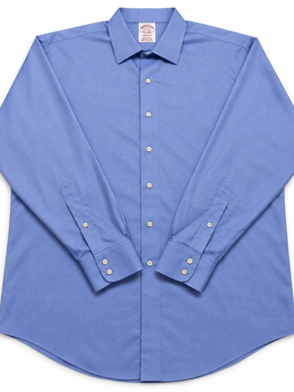Brooks Brothers Madison Non-Iron Blue Micro-Check Shirt 17-35
